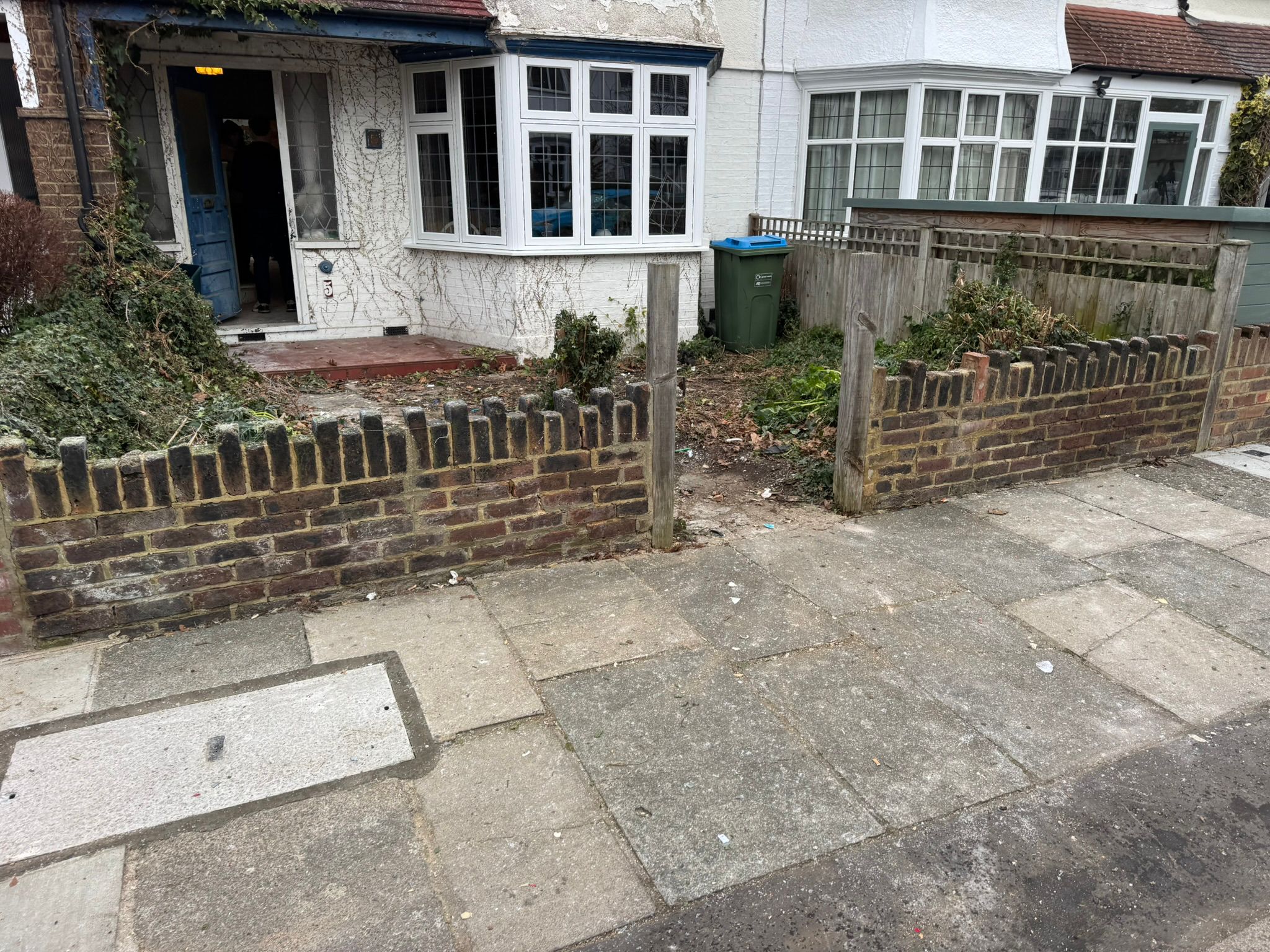 After front garden clearance